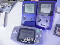 Nintendo Gameboy Colour Bundle Grape / Blue / Console 3 Avec 6 Jeux