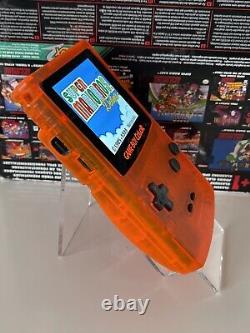 Nintendo Gameboy Colour avec un nouvel écran AMOLED modifié de 2024 et des IPs personnalisées