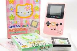 Nintendo Gameboy Console Couleur Hello Kitty Special Box Rose