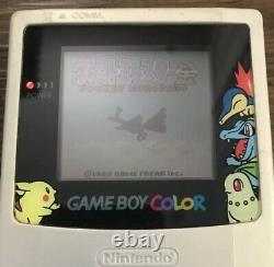 Nintendo Gameboy Console De Couleur Pokemon Gold Silver Limited Avec 2 Jeux Testés
