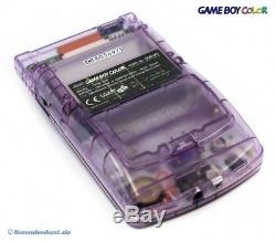 Nintendo Gameboy Couleur Clair / Atomique Violet Boxed Mint Condition