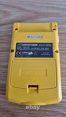 Nintendo Gameboy Couleur Couleur Console Jaune Encadré Allemand Vgc