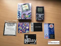 Nintendo Gameboy Couleur / Couleur Gbc Cgb-001 Atomic Purple Boxed And Complete