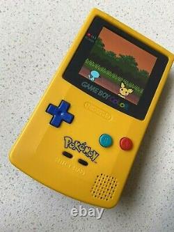 Nintendo Gameboy Couleur Couleur Jeu Garçon Backlit Ips Q5 Pokémon LCD Stratifié