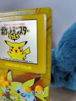 Nintendo Gameboy Couleur Couleur Jeu Garçon Backlit Ips Retro Pixel LCD Gbc Pikachu