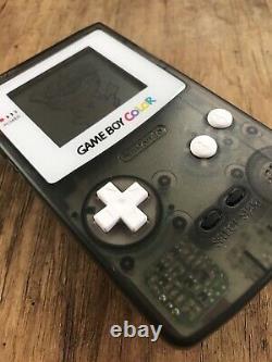 Nintendo Gameboy Couleur Couleur Jeu Garçon Handheld Gbc Console Blanc Noir