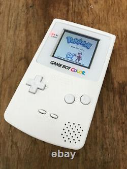 Nintendo Gameboy Couleur Couleur Jeu Garçon Handheld White Backlit Console De Jeu Ips