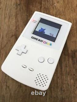 Nintendo Gameboy Couleur Couleur Jeu Garçon Handheld White Backlit Console De Jeu Ips