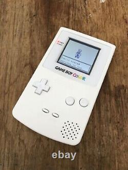 Nintendo Gameboy Couleur Couleur Jeu Garçon Handheld White Backlit Console De Jeu Ips