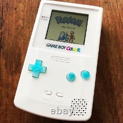 Nintendo Gameboy Couleur Couleur Jeu Garçon Handheld White Teal Backlit Ips Console