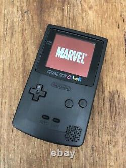 Nintendo Gameboy Couleur Couleur Jeu Garçon Noir Backlit Handheld Gaming Q5 Osd Ips