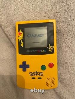 Nintendo Gameboy Couleur Édition Limitée Pikachu Pokémon