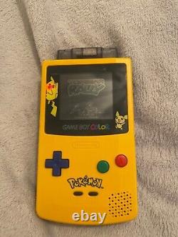 Nintendo Gameboy Couleur Édition Limitée Pikachu Pokémon