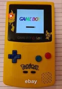 Nintendo Gameboy Couleur Édition Spéciale Console Pokemon Pikachu