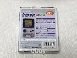 Nintendo Gameboy Couleur Effacer Avecbox Ntsc-j Région Gratuitement 0334