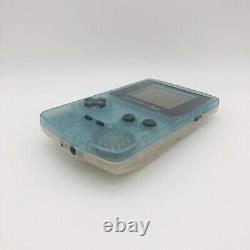 Nintendo Gameboy Couleur GB Console Aqua Blue Milky White Lawson Limitée Testée