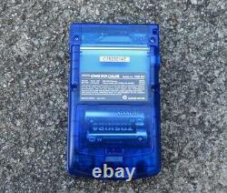 Nintendo Gameboy Couleur, Gbc, Ips Écran Rétroéclairé V2, Son Louder, Bleu Clair