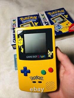 Nintendo Gameboy Couleur Gbc Pokemon Pikachu Edition Spéciale