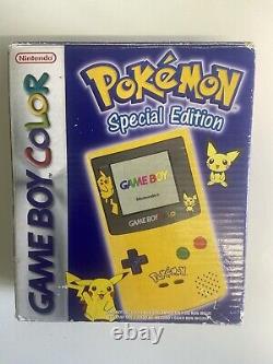 Nintendo Gameboy Couleur Gbc Pokemon Pikachu Edition Spéciale