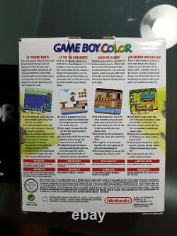 Nintendo Gameboy Couleur Grün Konsole Ovp Jeu Garçon Sehr Gut Zustand