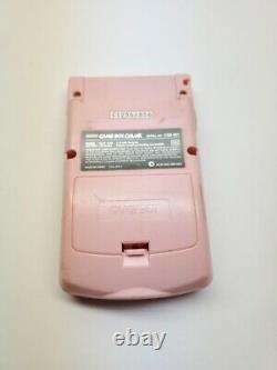 Nintendo Gameboy Couleur Hello Kitty Édition Spéciale Rose Rare Avec Couverture De Batterie