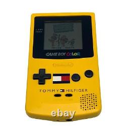 Nintendo Gameboy Couleur Jaune Tommy Hilfiger Edition Cgb-001 Tested Game Boy