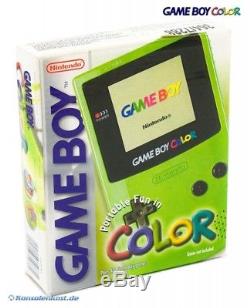 Nintendo Gameboy Couleur Konsole # Neongrün / Grün / Kiwi / Citron Vert (mit Ovp) Neuwertig
