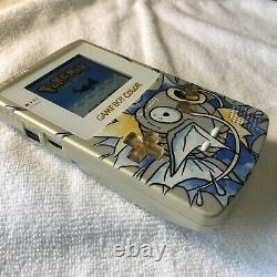 Nintendo Gameboy Couleur Lumière Ips Pokemon Shiny Gold Magikarp