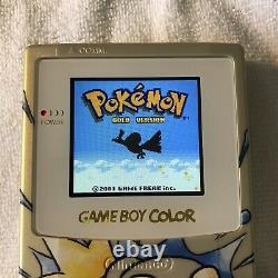 Nintendo Gameboy Couleur Lumière Ips Pokemon Shiny Gold Magikarp