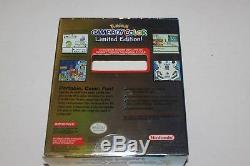 Nintendo Gameboy Couleur Pokemon Center Gold / Silver Edition Limitee-boite Et Manuels