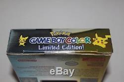 Nintendo Gameboy Couleur Pokemon Center Gold / Silver Edition Limitee-boite Et Manuels