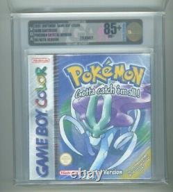 Nintendo Gameboy Couleur Pokemon Crystal Vga/ukg Classé 85+nm Gold 2001