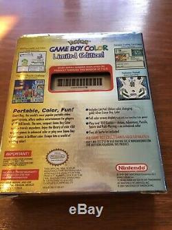 Nintendo Gameboy Couleur Pokemon Gold & Silver Édition Limitée Dans Une Boîte, Sans Documents