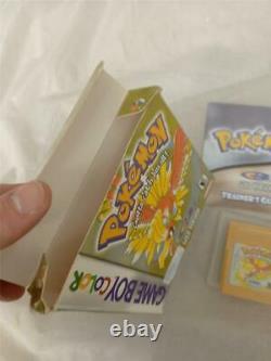 Nintendo Gameboy Couleur Pokemon Gold Version Jeu Boxé Avec Manuel