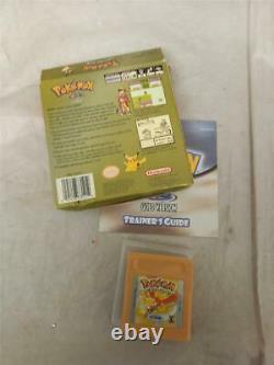 Nintendo Gameboy Couleur Pokemon Gold Version Jeu Boxé Avec Manuel