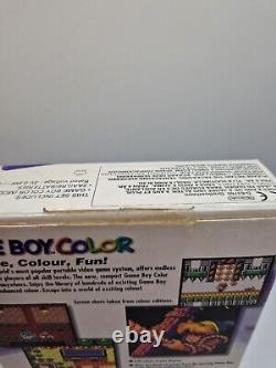 Nintendo Gameboy Couleur Raisin Boxed En Bon État Game Boy