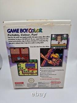 Nintendo Gameboy Couleur Raisin Boxed En Bon État Game Boy