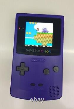 Nintendo Gameboy Couleur Raisin Q5 Osd XL Ips Affichage Couleur