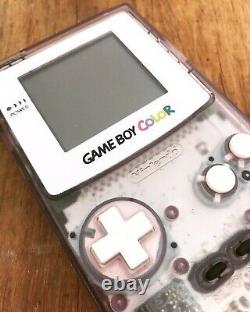 Nintendo Gameboy Couleur Rénové Couleur Jeu Garçon Handheld Gbc Atomic Purple