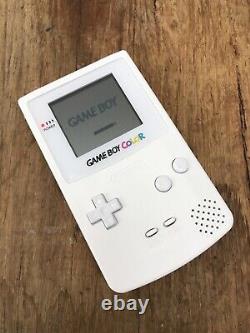Nintendo Gameboy Couleur Rénovée Jeu De Couleur Garçon Portable Gbc Console Blanche