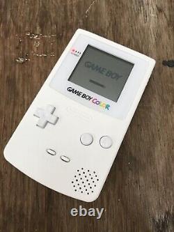 Nintendo Gameboy Couleur Rénovée Jeu De Couleur Garçon Portable Gbc Console Blanche