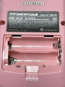 Nintendo Gameboy Couleur Sanrio Hello Kitty Special Edition Console Rose Seulement