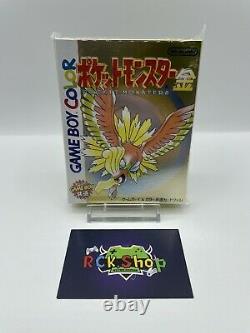 Nintendo Gameboy Couleur Spiel Japon Pokemon Goldene Edition Neu Vga