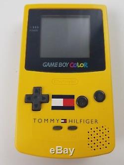 Nintendo Gameboy Couleur Tommy Hilfiger Edition Spéciale Jaune