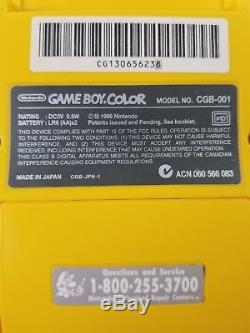 Nintendo Gameboy Couleur Tommy Hilfiger Édition Spéciale Jaune