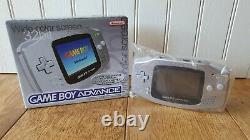 Nintendo Gameboy Edition Limitée Platinum Argent Écran Couleur Boîte Harrypotter