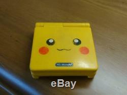 Nintendo Gameboy Édition Pokemon Advanced Pikachu Handheld Jaune Couleur Sp Rare