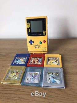 Nintendo Gameboy Game Boy Color Couleur Pokemon Bundle & + Pokémon Jeux! Gameboy