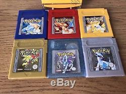 Nintendo Gameboy Game Boy Color Couleur Pokemon Bundle & + Pokémon Jeux! Gameboy