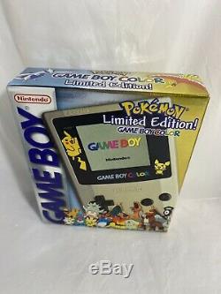 Nintendo Gameboy Game Boy Color Pokemon Edition Limitée Scellé En Usine